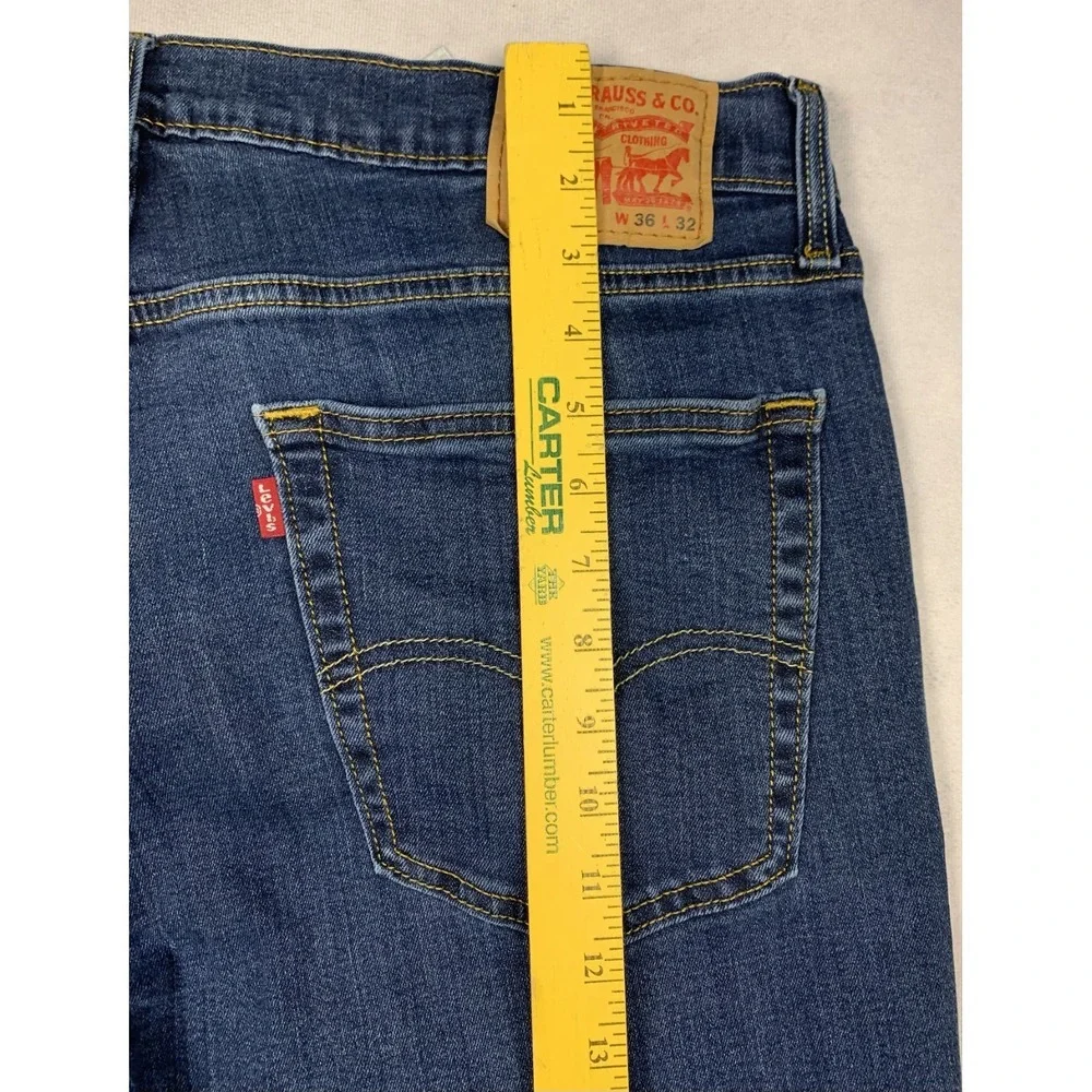 Levi's 541 Jeans Mens 36x32‎ Blue Athletic Fit Stretch Denim Classic Casual
